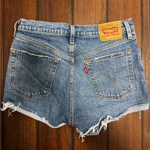 Levi's Blue Denim Women 501 Shorts W27